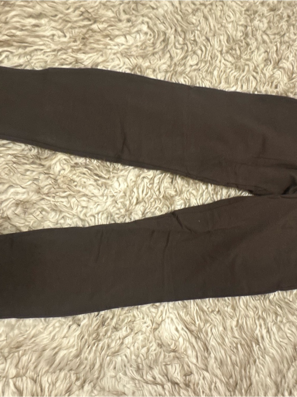 HUE Dark Brown Stretch Cotton Blend Leggings - Picture 2 of 5